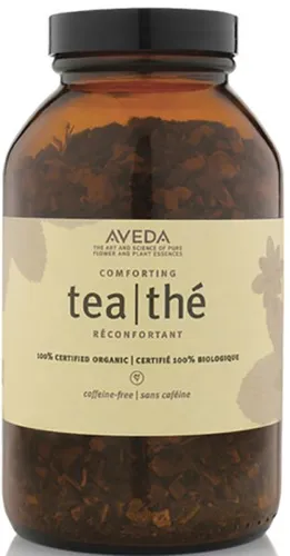 Aveda Comforting Tea Loose Leaf 140 g - Bio Kräutertee für Entspannung, mit Süßholzwurzel und Pfefferminze, koffeinfrei und ohne Zucker – ideal nach dem Essen oder zur Stresslinderung.