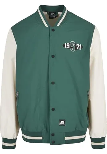 Collegejacke STARTER BLACK LABEL - Funktionsjacke aus hochwertigem Taslan-Nylon, mit lässigem Loose Fit und praktischen Reißverschlusstaschen für ultimativen Komfort im urbanen Look.