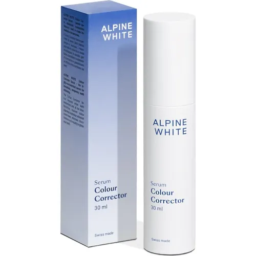 ALPINE WHITE Colour Corrector Serum - Silbershampoo für weiße Zähne - Zahnbleachings: Sichtbar weissere Zähne durch schonende Zahnaufhellung für die tägliche Anwendung.