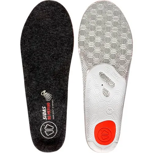 Sidas Winter 3D Merino Einlegesohle, L - Einlegesohlen aus Merinowolle für optimale Wärme und Komfort, ideal für winterliche Aktivitäten und kalte Tage.