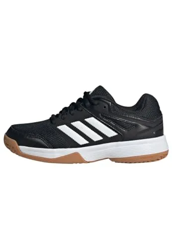 ADIDAS Kinder Volleyballschuhe Speedcourt k - Volleyballschuhe für Kinder mit griffiger Gummiaußensohle und atmungsaktivem Obermaterial, ideal für jedes Match. Hergestellt aus mindestens 20 % recycelten Materialien für einen nachhaltigeren Fußabdruck.