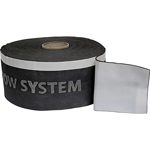 Soudal Fensteranschlussfolien SWS OUTSIDE EXTRA 150mm X 30m - Dichtband für Außenanwendungen, bietet luft- und schlagregendichte Abdichtung sowie einfache Montage durch selbstklebende Folie und hohe Flexibilität.