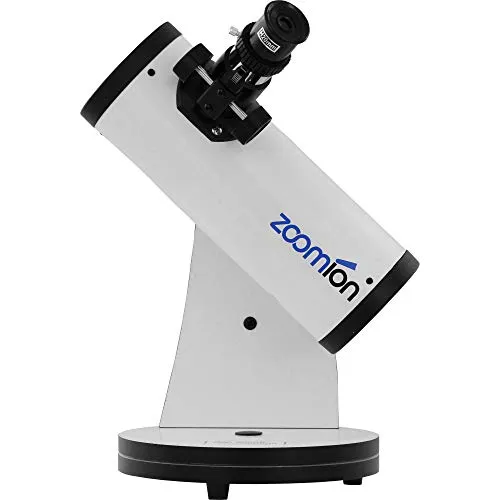 Zoomion Cassini 76/300 Dobson Teleskop - Komplettset für Kinder & Einsteiger - Teleskop mit leistungsstarker Optik für bis zu 150-fache Vergrößerung - ideal für die ganze Familie und einfach aufzustellen.