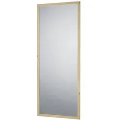 Spiegel  Rivoli , holzfarben , Glas,Aluminium,Holzwerkstoff , Maße (cm): B: 66 H: 166 T: 1.8