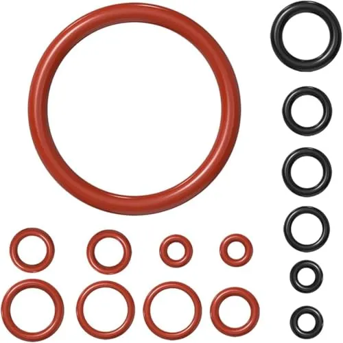 Stück Silikon Dichtungsringe Kaffeevollautomat, Silikon O-Ring Dichtung, Kaffeevollautomat Ersatzteile Wartungsset, Ideal für Reparatur und Wartung von Kaffeemaschinen 30