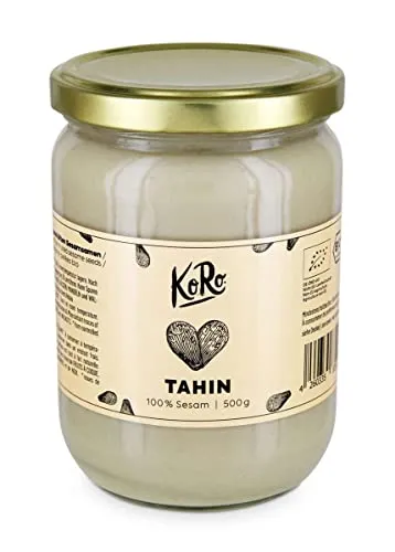 KoRo - Bio Sesammus Tahin 500 g - Aus 100% Sesam ohne Zusätze