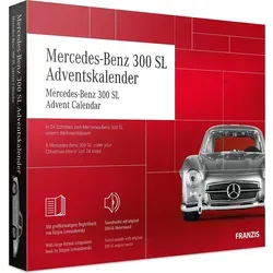 FRANZIS Mercedes-Benz 300 SL Adventskalender - Erlebe die Faszination des Mercedes-Benz 300 SL mit diesem einzigartigen Adventskalender. 24 spannende Überraschungen für echte Auto-Fans ab 14 Jahren.