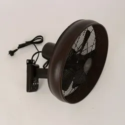 Lucci AIR BK Wandventilator 50W – Leistungsstarker Wandventilator mit Fernbedienung - Ventilatoren: Hochleistungs-Wandventilator mit 41 cm Durchmesser, einstellbare Neigung und praktische Fernbedienung für optimalen Komfort.