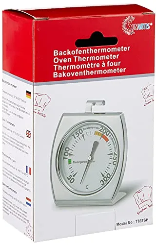 Sunartis TH837 H - Präzises Backofen-Thermometer, für optimale Temperaturkontrolle beim Backen und Braten