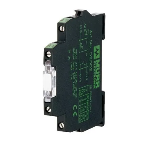 Murr 52500 MIRO TR 24VDC SK Optokopplermodul - Universalrelais für gewerbliche Nutzung, mit Transistorausgang und LED-Anzeige, ideal für präzise Signalübertragung in industriellen Anwendungen.