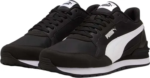 Puma ST Runner v4 NL Sneakers Senior - Schwarz - 44 - Sneaker für Herren mit modernem Komfort, Obermaterial aus Wildleder und Nylon sowie einer bequemen SOFTFOAM+ Einlage für müheloses Tragen und stilvollen Retro-Look.