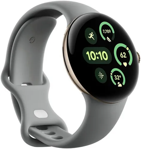 Google Pixel Watch 3 (41 mm) - Android Smartwatch mit Herzfrequenz-Tracking, personalisiertem Echtzeit-Coaching und 24-Stunden Akku in Champagne Gold