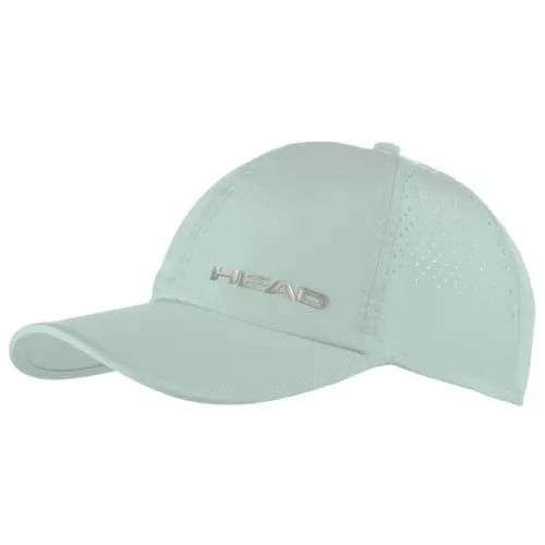 HEAD Pro Player Cap aqua, One Size - Sportliche Cap aus atmungsaktiver Mikrofaser-Polyester mit UV-Schutz und Turnierzulassung für optimalen Komfort und Stil beim Sport.