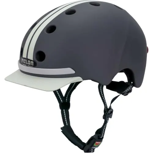 Melon E-Series Fahrradhelm »Highway« für Damen & Herren - Sicherer Cityhelm mit vollständiger Beleuchtung, LED-Front- und Rücklicht für optimale Sichtbarkeit. Leicht, robust und mit Fidlock Magnetverschluss für einfaches Anlegen.