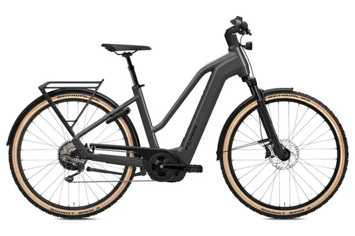Flyer Gotour 7.12 XC Mixed - Cold Anthracite - 43cm | 29 - E-Bike für Alltag und Tour, komfortabler tiefen Einstieg und zuverlässige Sicherheit für Stadtverkehr und längere Touren.