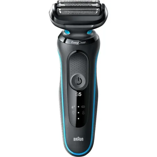 BRAUN 51-M4500cs Rasierer Series 5 - Folienrasierer für Herren, elegantes Design in Schwarz und Mintgrün, präzises Rasieren ohne Reinigungsstation