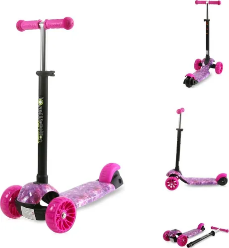 Lorelli Kinderroller Draxter - 3 Räder, höhenverstellbar, mit PU-Leuchträdern - Steigklemmen & Rollen: Der Lorelli Kinderroller Draxter begeistert mit höhenverstellbarem Design und leuchtenden PU-Rädern für extra Spaß und Sicherheit beim Spielen.