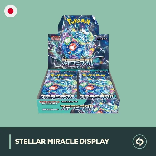 Stellar Miracle sv7 Display | POKEMON TCG | JP | NEU SEALED - Externe Festplatten, Booster Display der Stellar Miracle sv7 Edition von The Pokémon Company, ideal für Sammler und Spieler, neu und originalverpackt.