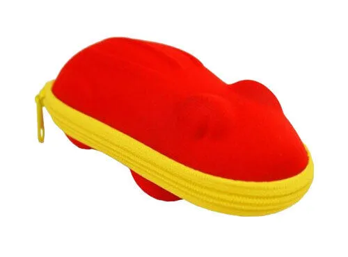 Brillenetui/Etui für Kinderbrillen in Frosch Form Rot