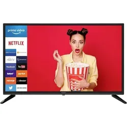 DYON Smart 32 XT - 80 cm (32 Zoll) HD LED-Fernseher, Smart TV mit Prime Video und Netflix, integriertes WLAN und Triple Tuner