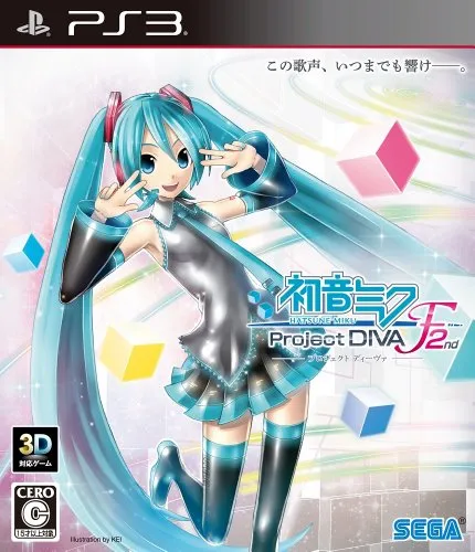 Hatsune Miku Project DIVA F 2nd [Japan Import] - Import Spiel für UK/European Systeme, region free, mit japanischer Sprache und zusätzlichen Sprachen. Ideal für Fans der Vocaloid-Kultur und rhythmischer Spiele.