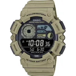 Casio Watch WS-1500H-5BVEF - Multifunktions-Digitaluhr für Herren mit großem, gut ablesbarem Display, Kalender, Stoppuhr und wasserdicht bis 10 bar – ideal für aktive Lebensstile.