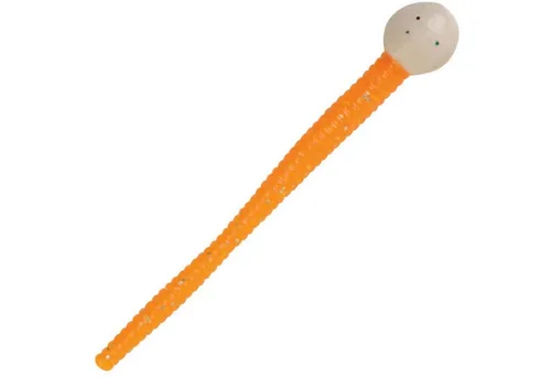 Berkley Floating Mice Tails PowerBait - Schwimmende Mäuseschwänze, leuchtend orange, 7,6 cm, 13 Stück - Schwimmende Mäuseschwänze für Süßwasserangeln: Mit unwiderstehlichem Duft und lebensechter Präsentation ideal für Forellen und Panfish. Perfekt für verschiedene Angeltechniken und Gewässerbedingungen.