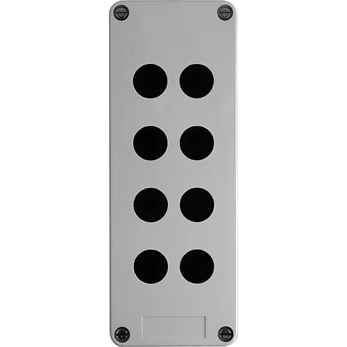 Schneider Electric Gehäuse XAPA2108 IP65 - Steckverbinder Zubehör, robustes Aufbaugehäuse mit Schutzart IP65 für zuverlässigen Einsatz in anspruchsvollen Umgebungen.