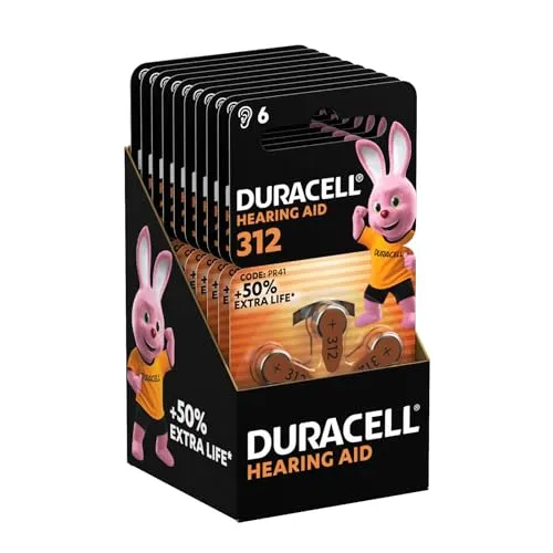 Duracell Hörgerätebatterien Typ 312 (60er-Pack)