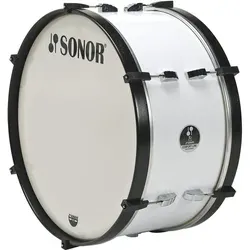 Sonor Comfort Line Marching Bass Drum 24"x10" Weiß - Percussion, extrem leicht mit nur 4,1 kg für maximalen Tragekomfort und hochwertige REMO USA Felle für besten Klang.