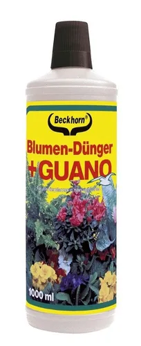 Blumendünger mit Guano 7+3+5, 1 L