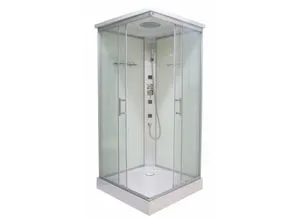 Komplettduschkabine TWIST - Duschkabinen: Stilvolle Komplettdusche mit großzügigen Abmessungen für maximalen Komfort und Entspannung beim Duschen.