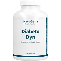 Diabetodyn 150 St - NatuGena Kapseln - Nahrungsergänzungsmittel für Diabetiker, unterstützt den Blutzuckerspiegel und ist rezeptfrei erhältlich.