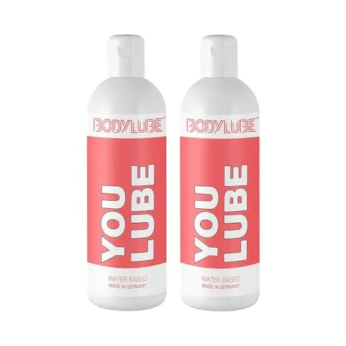 Megasol BODYLUBE® YOU LUBE - Wasserbasiertes Gleitgel 2 x 1000 ml - Hochwertiges, wasserbasiertes Gleitgel für ein angenehmes Gefühl und optimale Gleitfähigkeit. Ideal für die Körperpflege und den täglichen Einsatz.