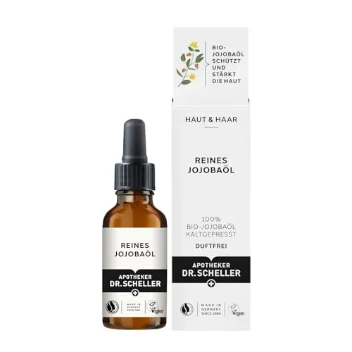 APOTHEKER DR.SCHELLER Reines Jojobaöl 30 ml - Körperöle: 100% reines Jojobaöl, stärkt die natürliche Schutzbarriere der Haut und sorgt für ein reines, ausgeglichenes Hautgefühl.