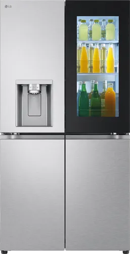 LG GMG961MBKE Stand Side-by-Side Kombination - Kühlschrank mit 637 L Volumen, Total NoFrost-Technologie für stets eisfreie Lagerung und optimale Frische.
