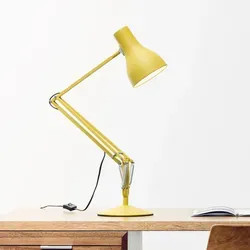 Tischleuchte Anglepoise, Type 75, Gelb, für Arbeitszimmer / Büro, Metall, Industrielles Design - 66