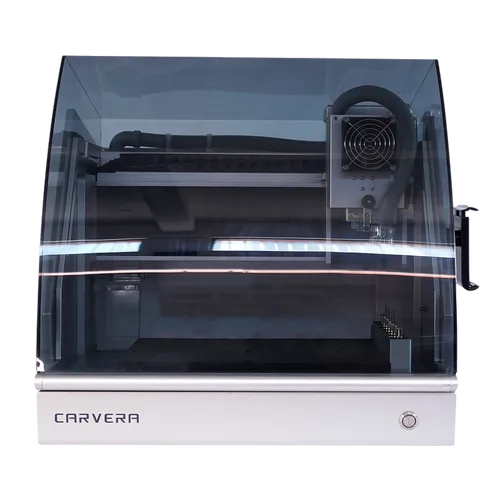 Makera Carvera Desktop CNC Maschine C1 - Kompakte CNC-Maschine für präzise Bearbeitung von Holz, Kunststoffen und Metallen. Ideal für Bastler und kleine Werkstätten mit intuitiver Bedienung und automatischer Kalibrierung.