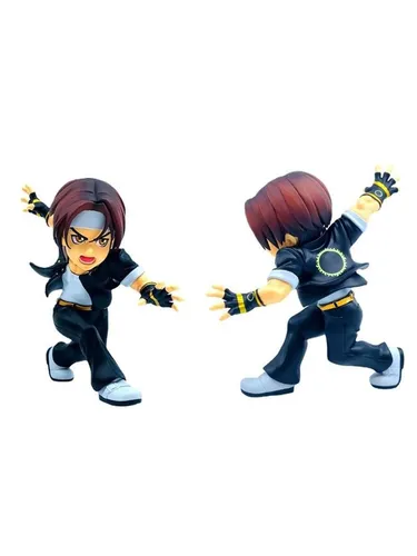 BigBoysToys - Street Fighter: Kyo Kusanagi 17 cm Figur - Fanartikel TV & Kino, detailgetreue Figur mit LED-Licht und Soundeffekten für ultimate Gaming-Feeling!
