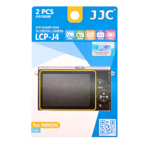 JJC LCP-J4 LCD Film Kamera Display Displayschutzfolie für Nikon 1 J4 Modell