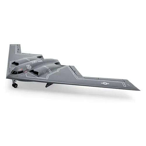 E-Flite Micro B‑2 Spirit of America Twin 30 mm EDF – RC Stealth-Bomber für Fortgeschrittene - Spielzeug – Maßstabsgetreuer Micro-Nachbau der legendären B‑2 Spirit mit effizientem Twin 30 mm Impeller für beeindruckende Leistung und stabile Flüge dank AS3X und SAFE Select.
