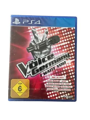 The Voice of Germany - Offizielles Videospiel für Playstation 4 - Erlebe die Atmosphäre der beliebten TV-Show mit Blind Auditions, Battles und Live-Shows! Spiele 35 Songs aus der Playlist und genieße originale Musikvideos – Spaß für die ganze Familie!