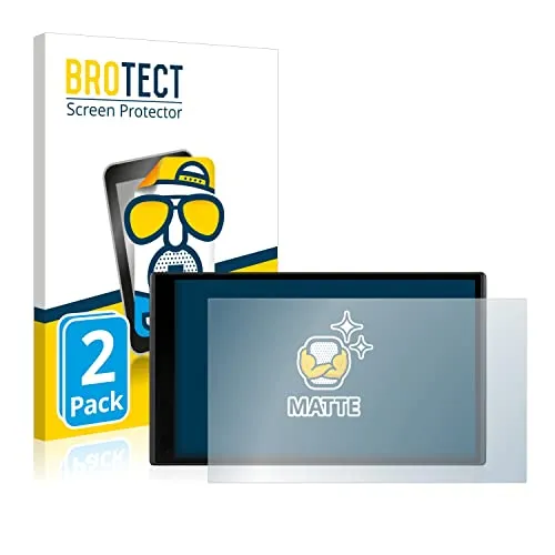 BROTECT Entspiegelungs-Schutzfolie für Garmin DriveSmart 61 LMT-D (2 Stück) Matte Displayschutz-Folie, Anti-Reflex, Anti-Fingerprint