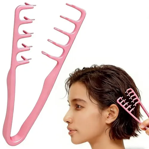 STRUKTURPASTE Lockenkamm – Volumen & Textur für Ihr Haar - Hochwertiger Stylingkamm aus leichtem ABS-Kunststoff. Ideal für Fülle am Haaransatz und präzises Styling. Ergonomisches Design für komfortable Handhabung – perfekt für den täglichen Gebrauch zu Hause oder im Salon.