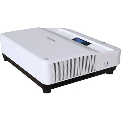 Ricoh PJ UHL3660 DLP-Projektor - Beamer mit 6500 lm Helligkeit, 4K Ultra Short-Throw und langfristiger Laser-Lampenlebensdauer bis zu 40.000 Stunden – ideal für beeindruckende Präsentationen.