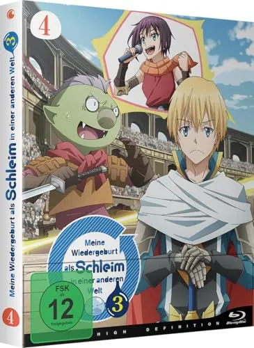 Meine Wiedergeburt als Schleim in einer anderen Welt - Staffel 3 - Vol.4 - Erleben Sie die spannende Fortsetzung der beliebten Isekai-Serie auf DVD. Verpassen Sie nicht die Abenteuer von Satoru Mikami in einer fantastischen Welt voller Herausforderungen und überraschender Wendungen.