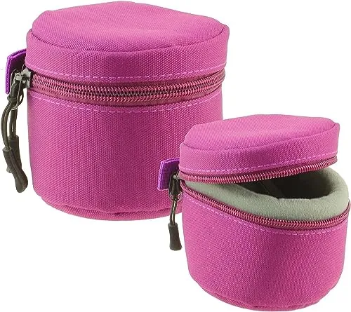 Navitech Purple Camera Lens Case For Fujifilm XF23 mm F2 R Lens