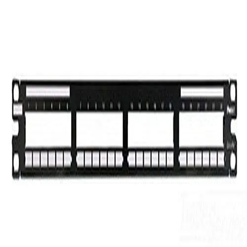 Panduit Patchpanel 1HE QPP24BL - Kupfer Patchpanel - Hochwertiges 1HE Patchpanel mit 24 RJ45-Anschlüssen für eine zuverlässige Netzwerkverbindung. Ideal für den professionellen Einsatz in 19 Zoll-Racks.