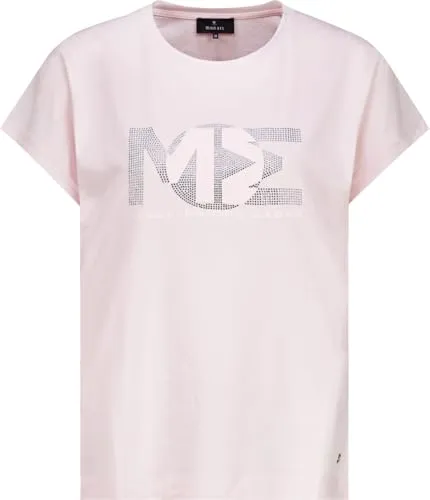 Monari Kurzarmhemd T-Shirt 46 in French Rose - Stylisches Kurzarmhemd aus 50% Baumwolle und 50% Modal. Ideal für lässige Anlässe, bietet es hohen Tragekomfort und eine modische Passform.