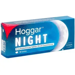 Hoggar Night 25 mg Doxylamin Schlaftabletten 10 St